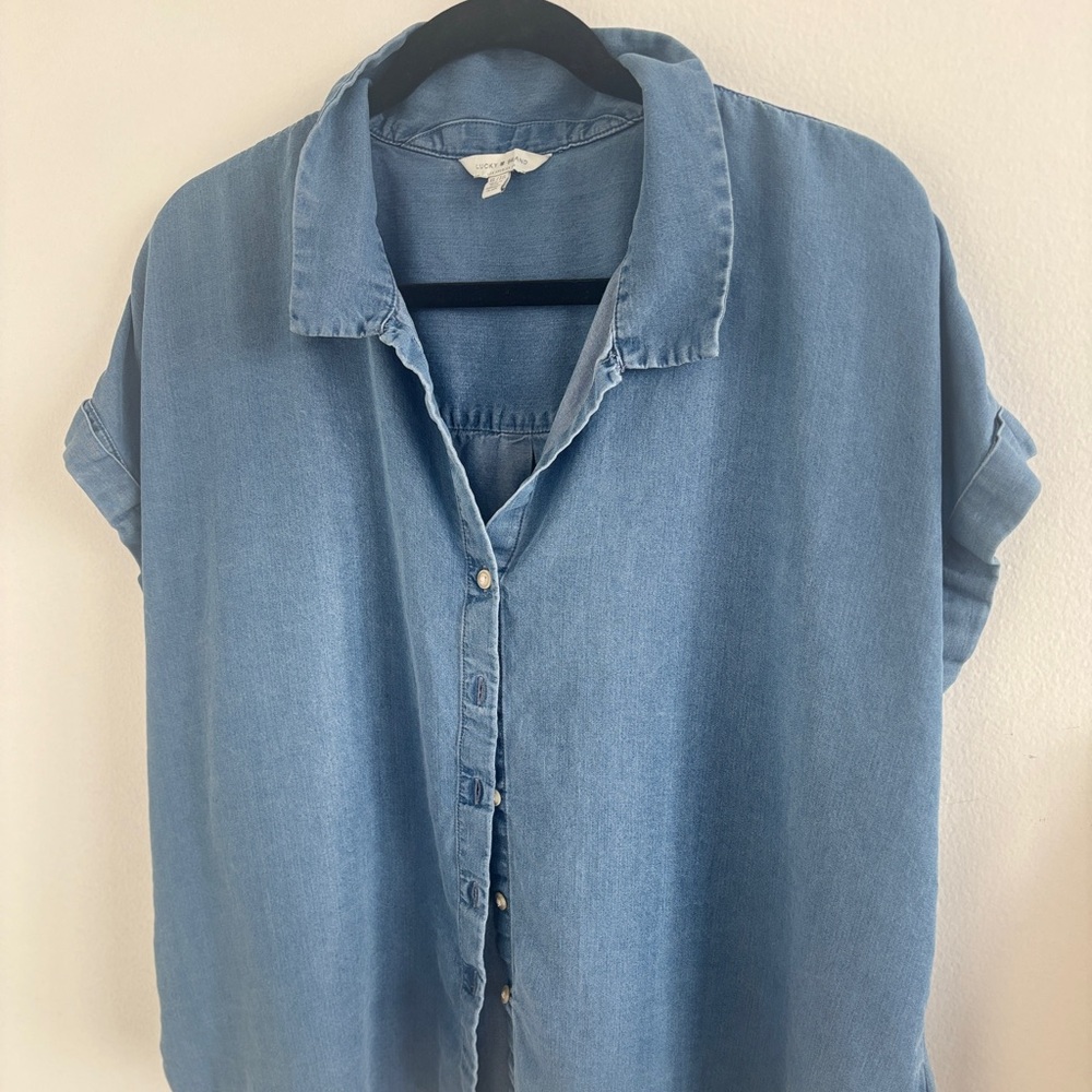 Casual Blue Denim Shirt